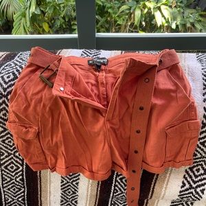 Burnt orange shorts